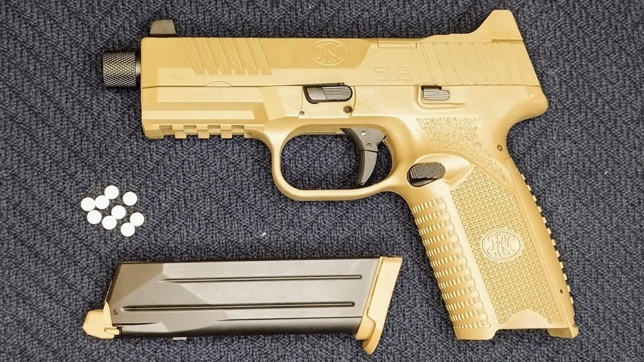 Glock or the FN 509 Tactical airsoft pistol?  The ultimate GBB replica by Double Eagle & Cybergun!