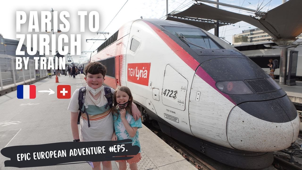 Париж в Цюрих на поезде TGV Lyria FIRST CLASS | Эпическое европейское приключение #EP5