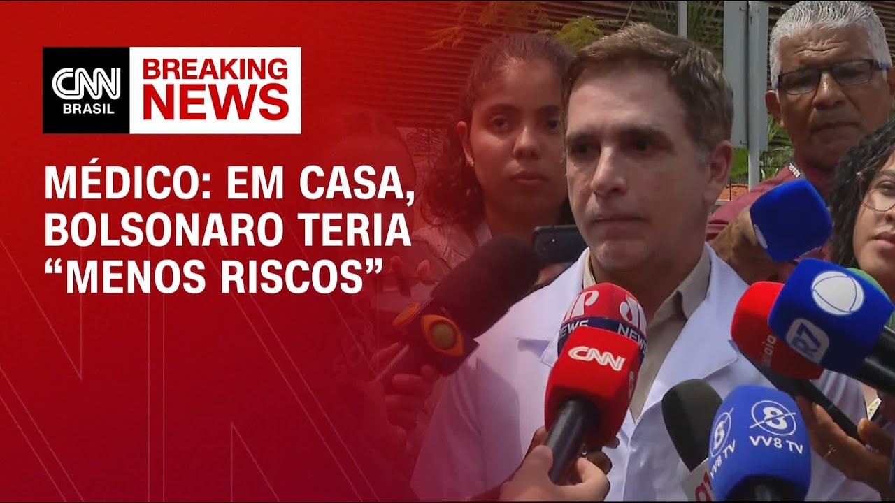 Em casa, Bolsonaro teria “menos riscos”, diz médico | BASTIDORES CNN