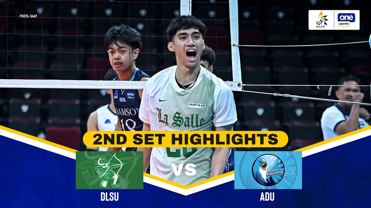 DLSU vs AdU | SET 2 HIGHLIGHTS | UAAP SEASON 88 MEN&rsquo;S VOLLEYBALL | MAR 11, 2026