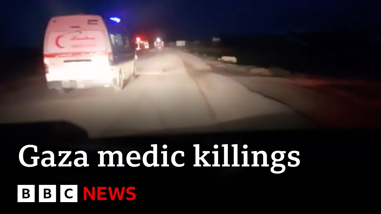 Israel admits mistakes over medic killings in Gaza | BBC News