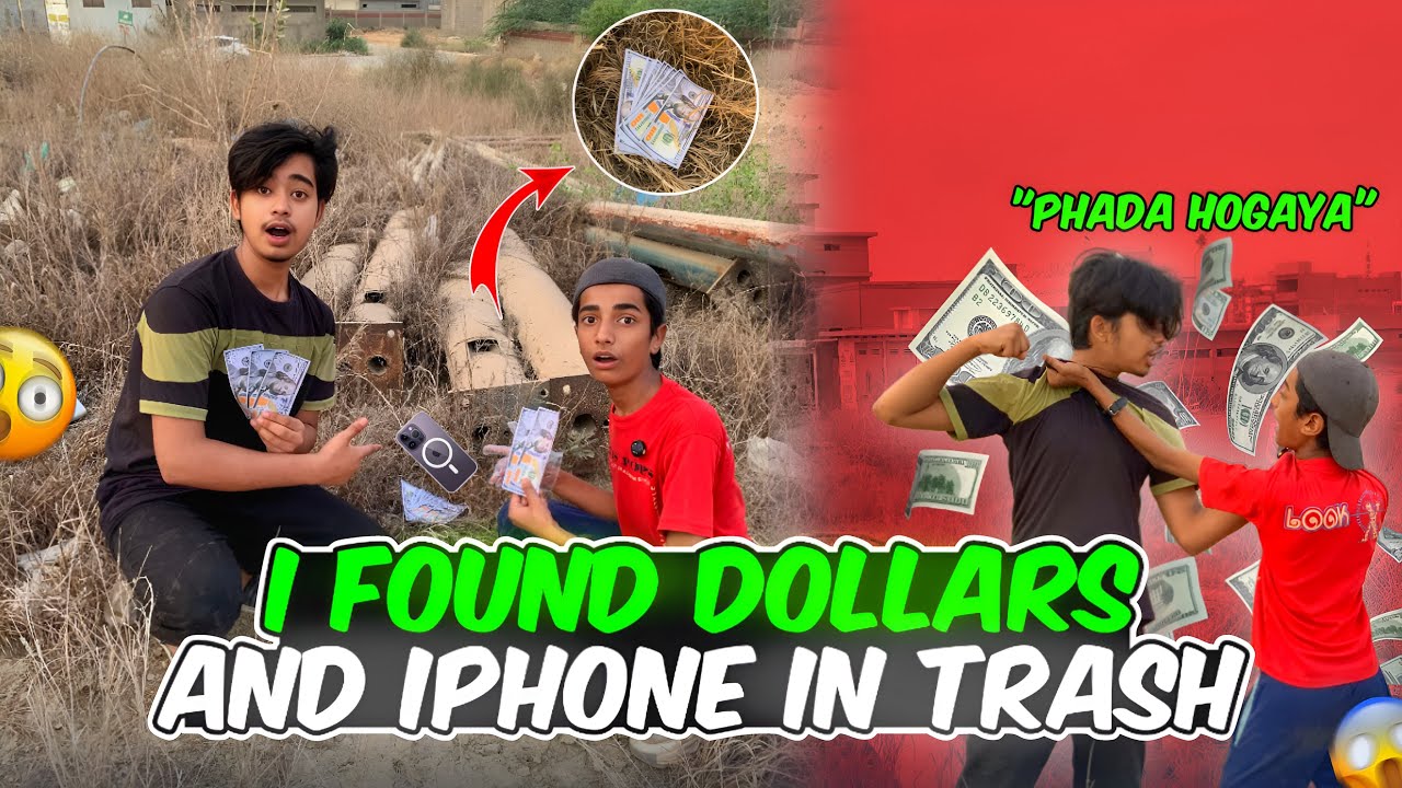 I Found Dollars And Iphone In Trash😱 |Phadda Hogaya🤬| |Danger Yt Vlogs|