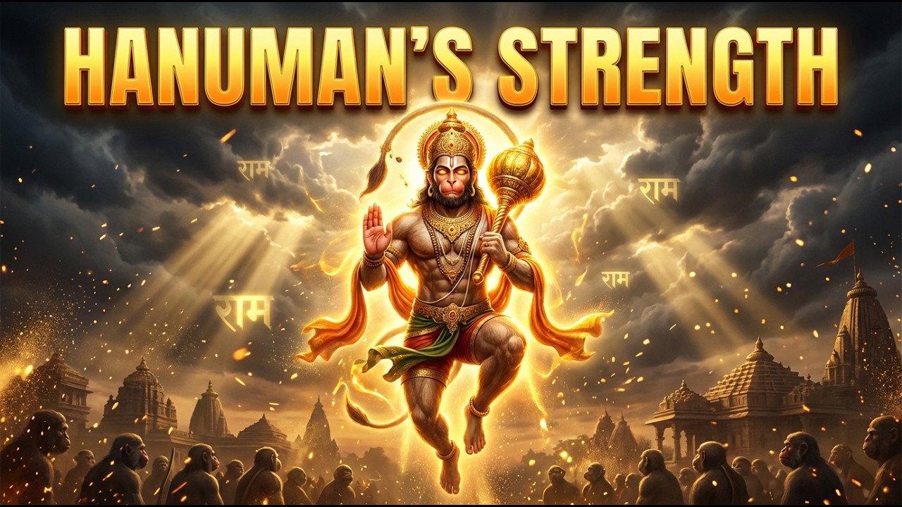 Hanuman’s Strength 💪🔥 Bajrang Power Vibes 🕉️ Divine Music Community || Hanuman Song