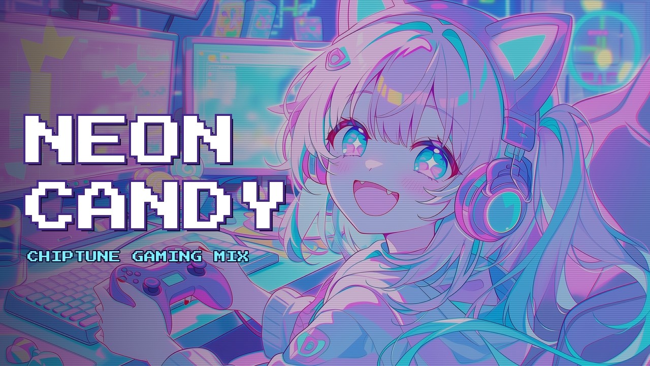 NEON CANDY 🎮 | Kawaii Chiptune Mix for Gaming & Good Vibes