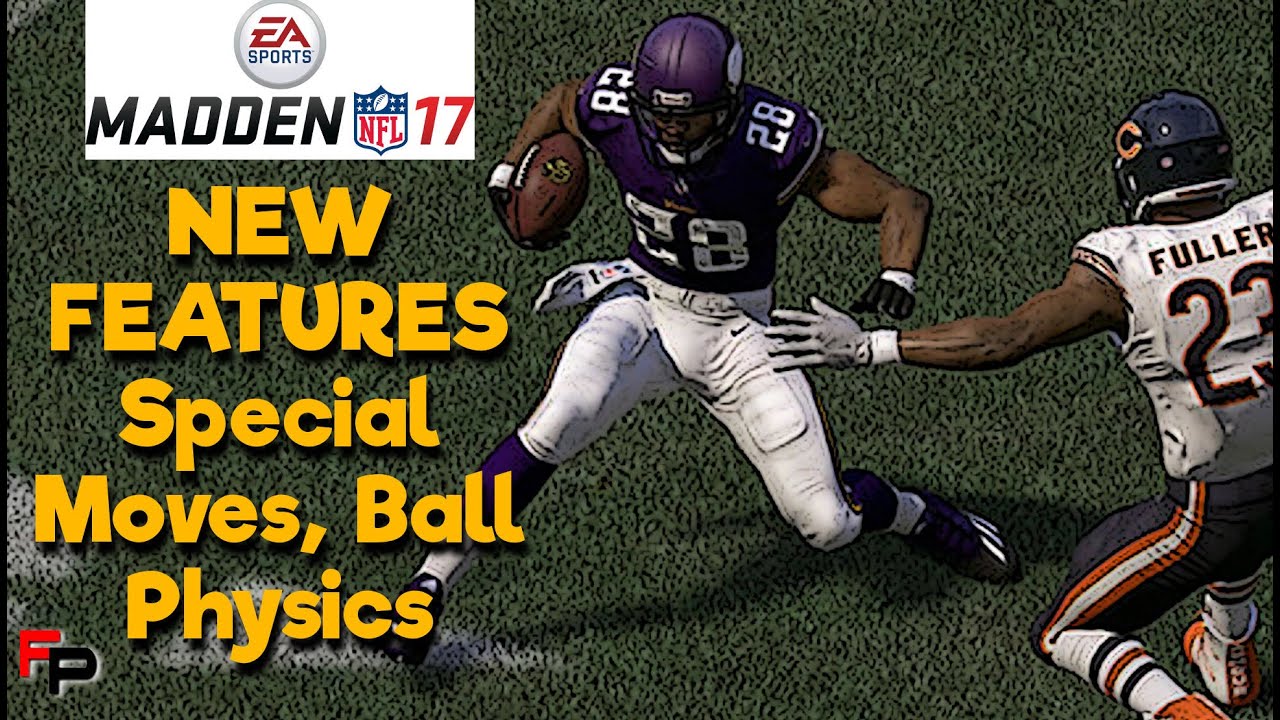 MADDEN 17 | NEW GAMEPLAY DETAILS | SPECIAL MOVES, BALL PHYSICS & MORE REACTION
