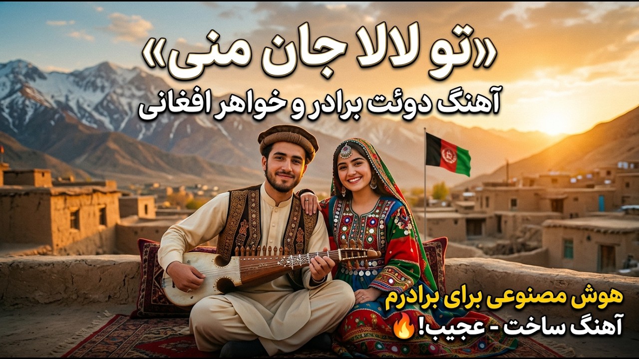 هوش مصنوعی برای برادرم آهنگ ساخت - عجیب! نام اهنگ تو لالا جان منی