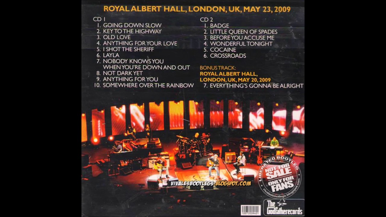 Eric Clapton 2009.05.23 London (UK) d1t01 Going Down Slow