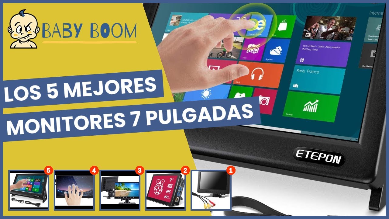 Los 5 mejores monitores 7 pulgadas