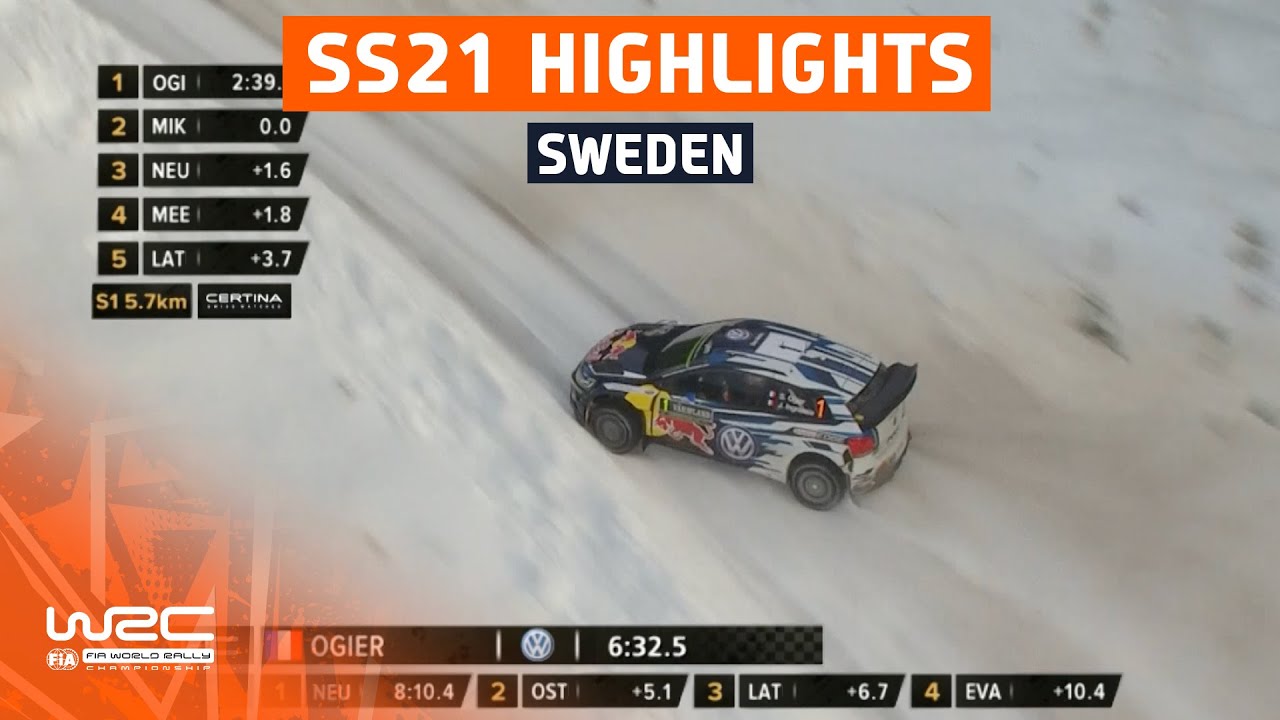SS21 STAGE HIGHLIGHTS | WRC Rally Sweden 2015