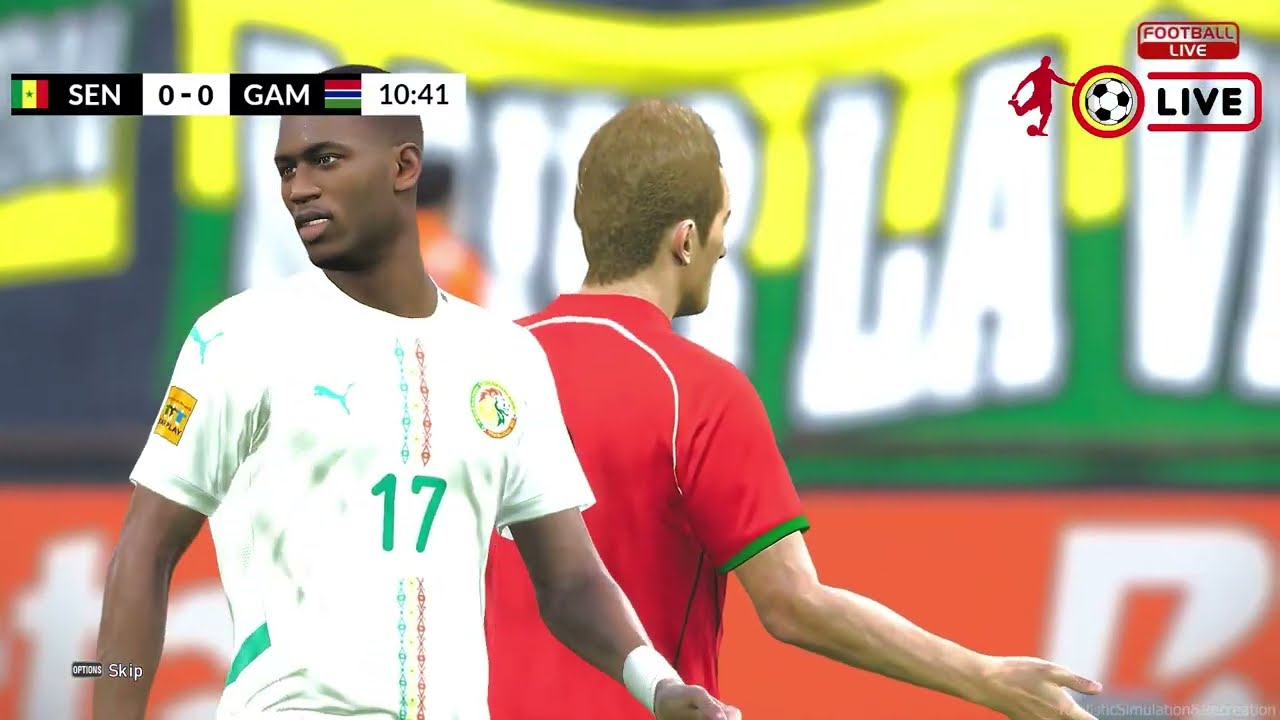 S&eacute;n&eacute;gal contre Gambie | Match Amical International 2026 | Complet Match Pes 21 Simulation