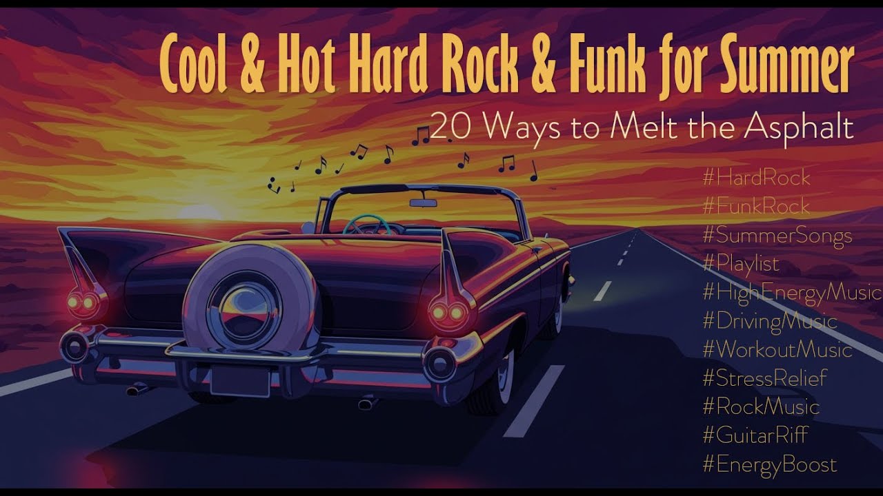 [Playlist] Cool & Hot Hard Rock & Funk for Summer | 20 Ways to Melt the Asphalt