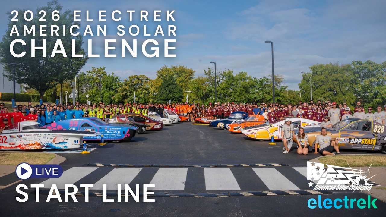 Start Line | Electrek American Solar Challenge 2026