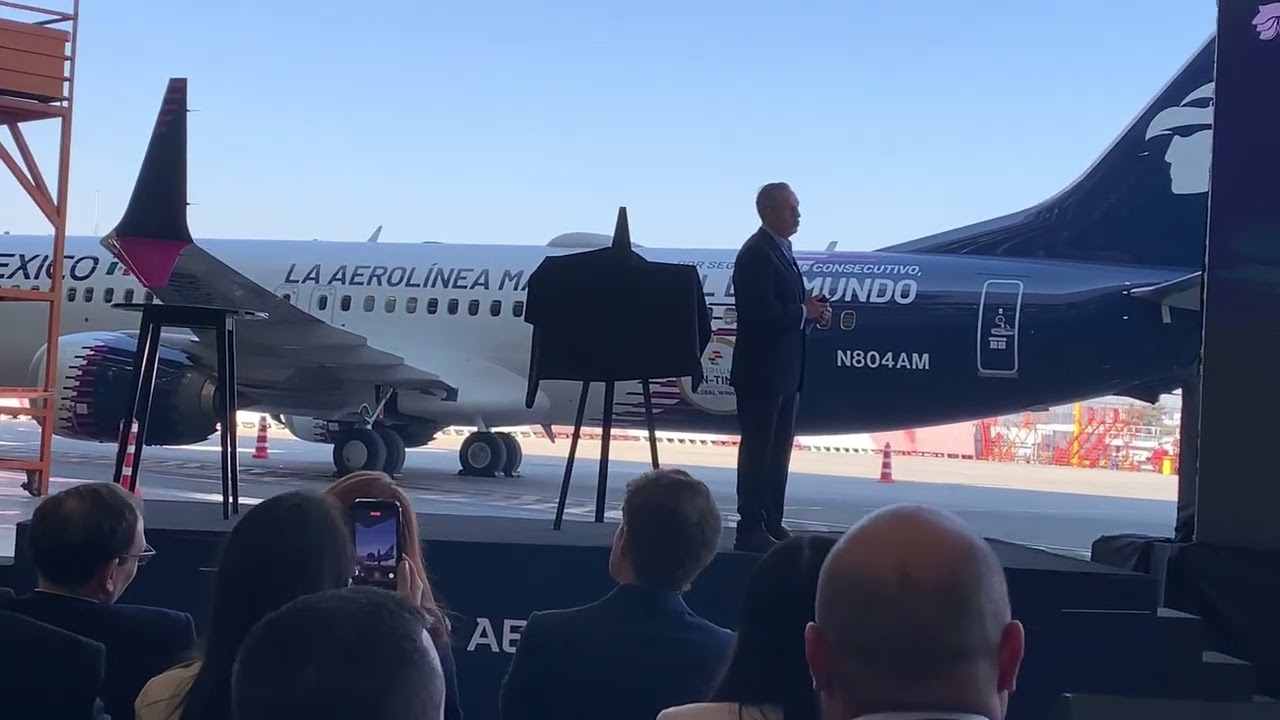 Dr Andr&eacute;s Conesa, CEO de Aeromexico, la aerol&iacute;nea mas puntual del mundo por segundo a&ntilde;o consecutivo
