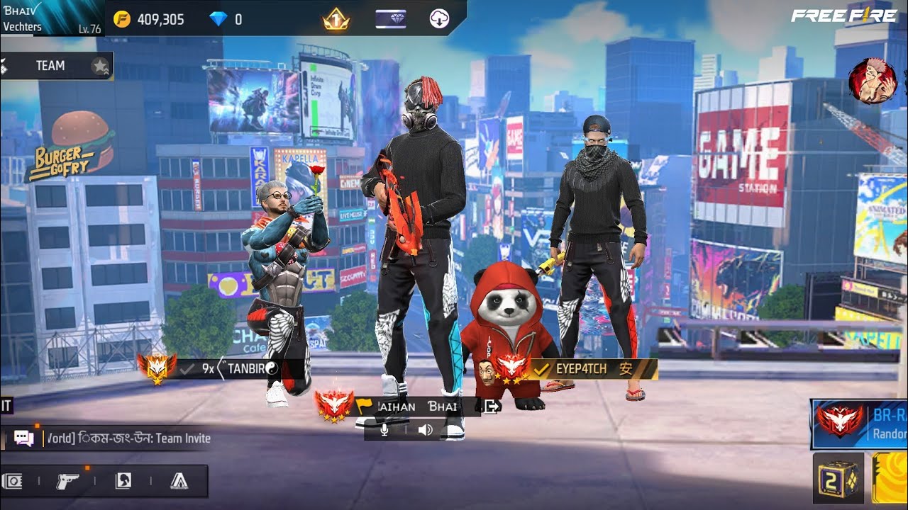 free fire is live