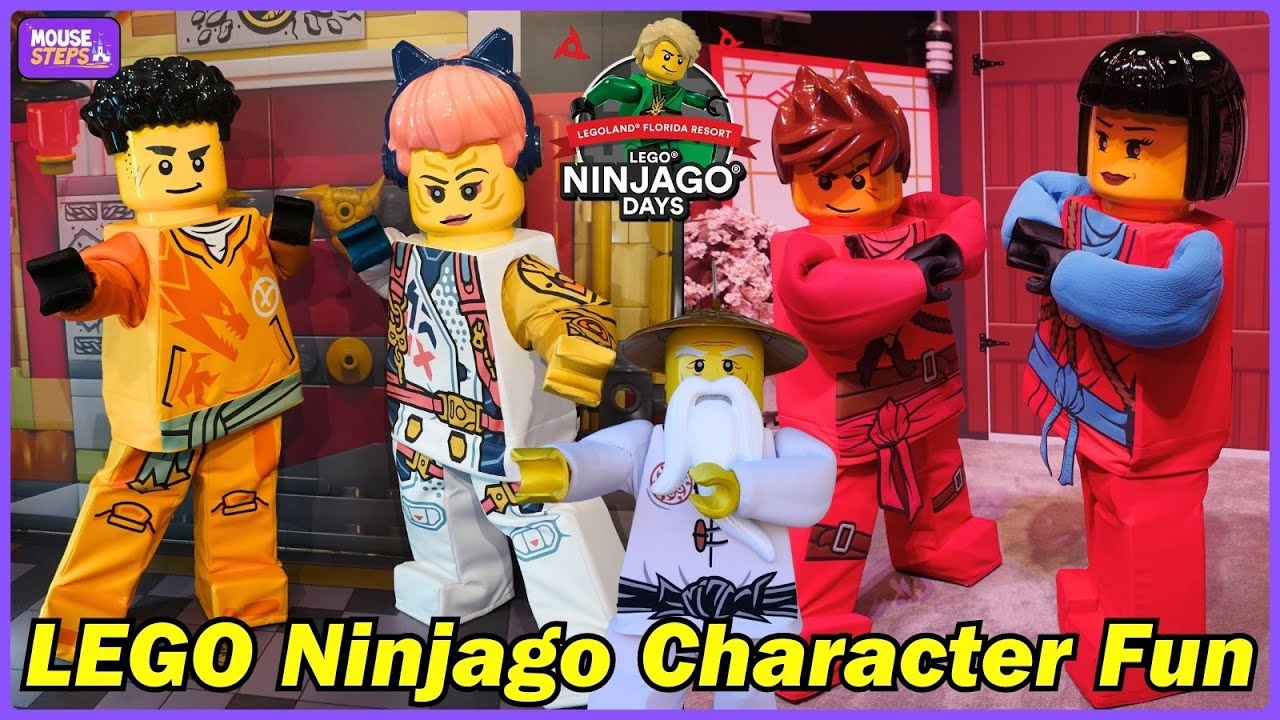 Ninjago Characters at LEGO Ninjago Weekends 2025 - LEGOLAND Florida