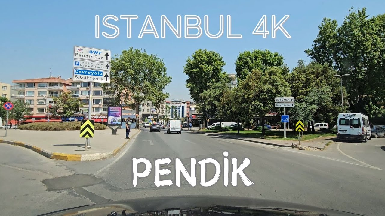Istanbul 4K Drive in Pendik Downtown &ndash; Turkey 4K Drive and Sightseeing Video