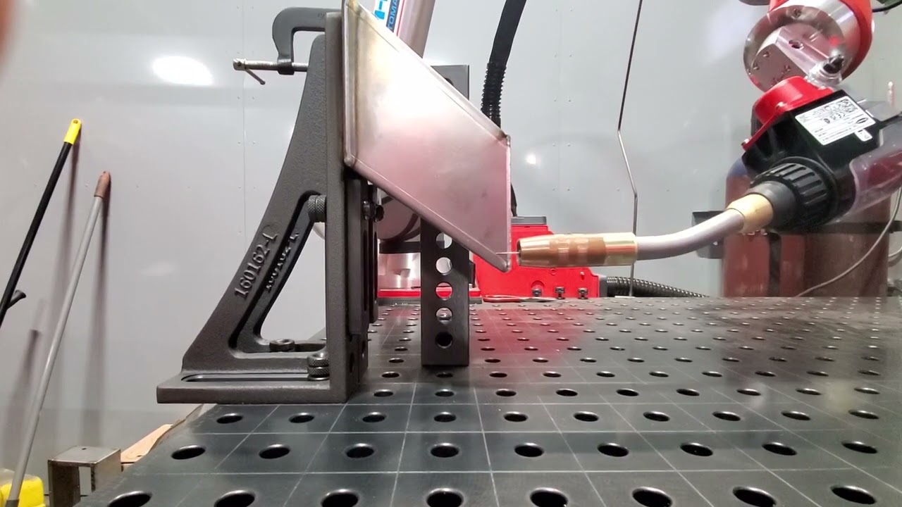 THG Automation Customer CMT Welding with Touch Sensing and Wire Stick Out Setting