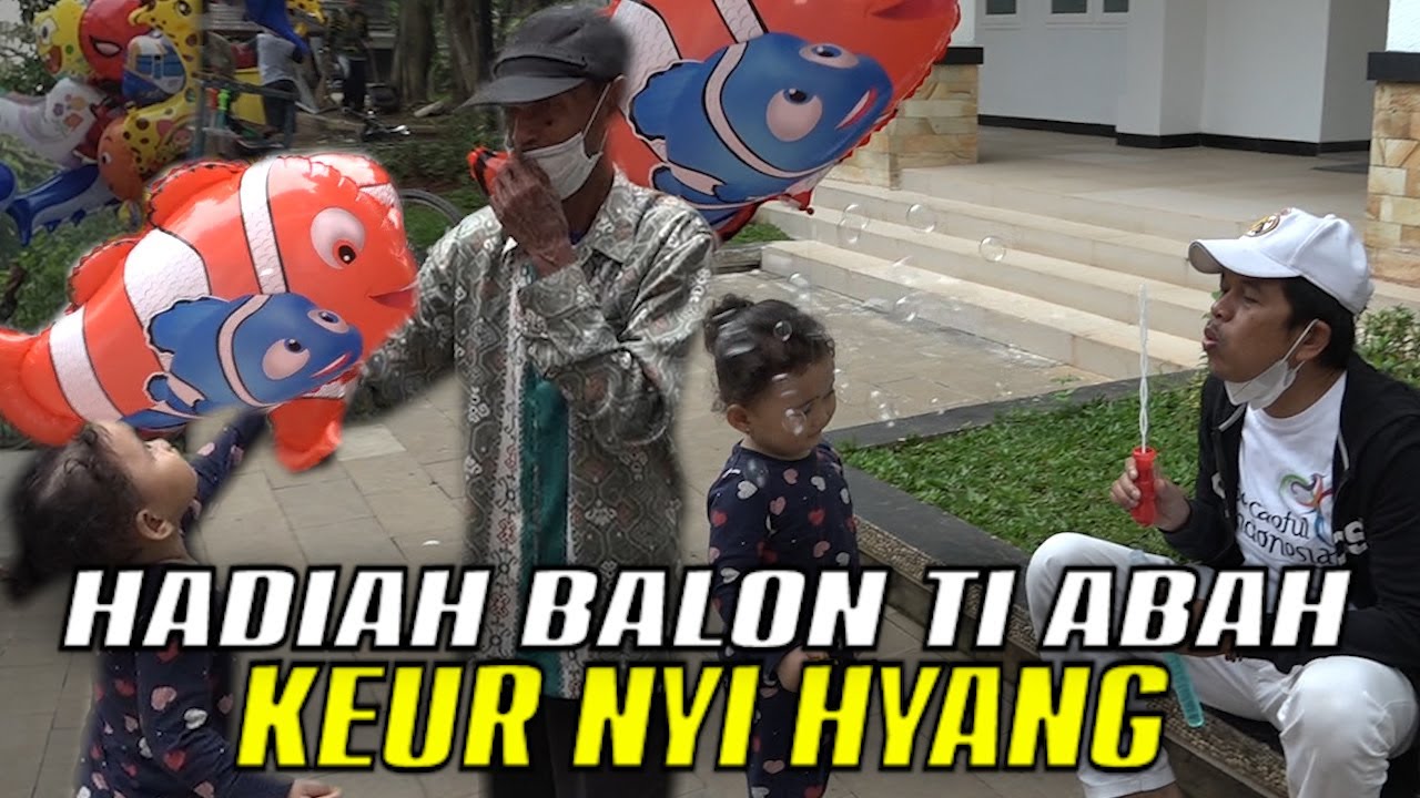 HADIAH ULANG TAHUN NYI HYANG-BALON BAH ENAN-USIA 70 TAHUN BERKELILING 20 KM-NAIK SEPEDA DISAAT PUASA