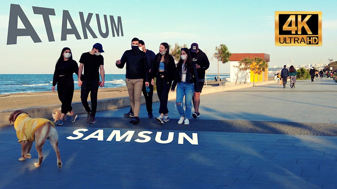 SAMSUN Atakum | Tam Kapanma Öncesi | Atakum Sahil Nisan 2021 | TURKEY Before Coronavirus Lockdown(1)