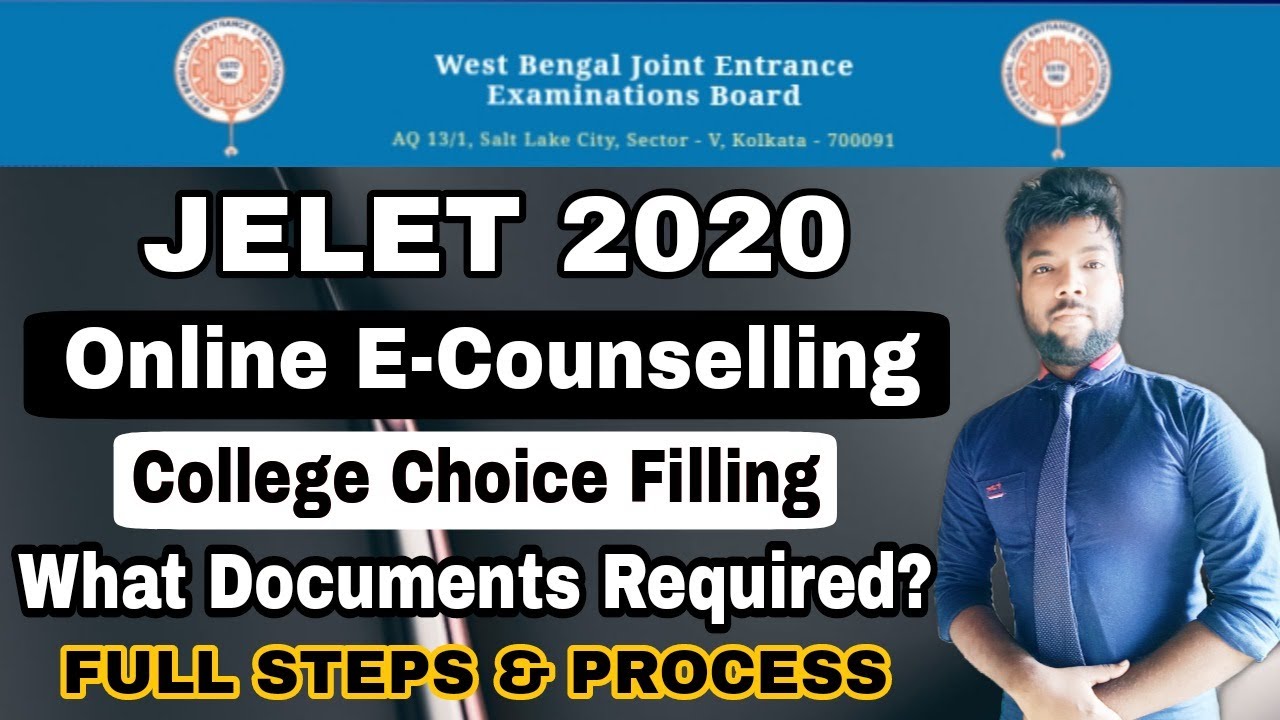 JELET 2020 Online E-Counselling Full Steps | College Choice Filling | What Documents Required? PDF?