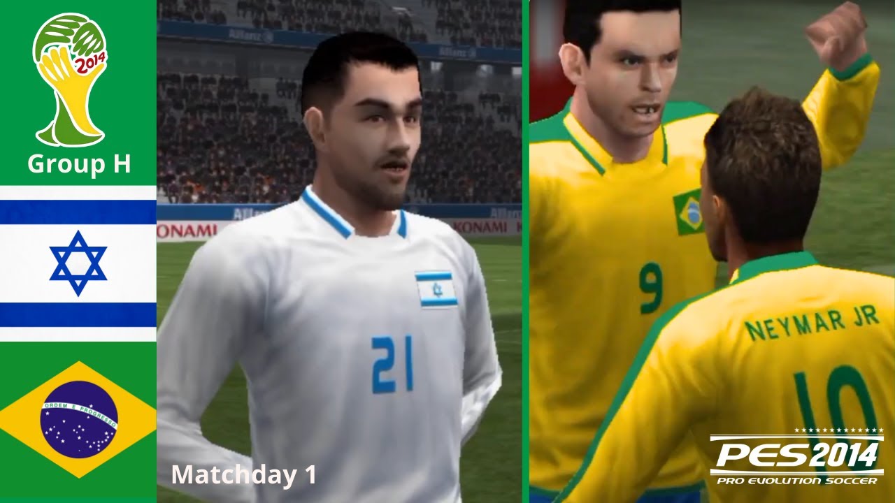 ISRAEL x BRAZIL | Fifa World Cup PES 2014 (Group H - Round 1)
