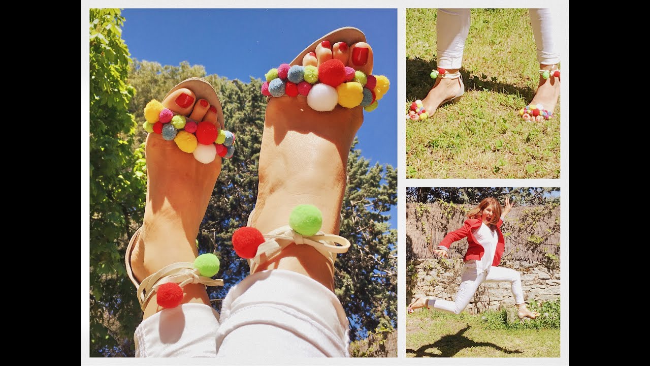 DIY. Sandalias para este verano. Se parecen mucho a las de 770€.