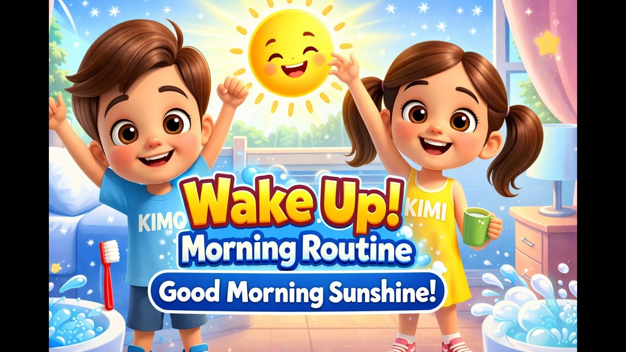 Sunrise Wiggle! Good Morning Dance Song for Kids | Wake Up with Kimi & Kimo