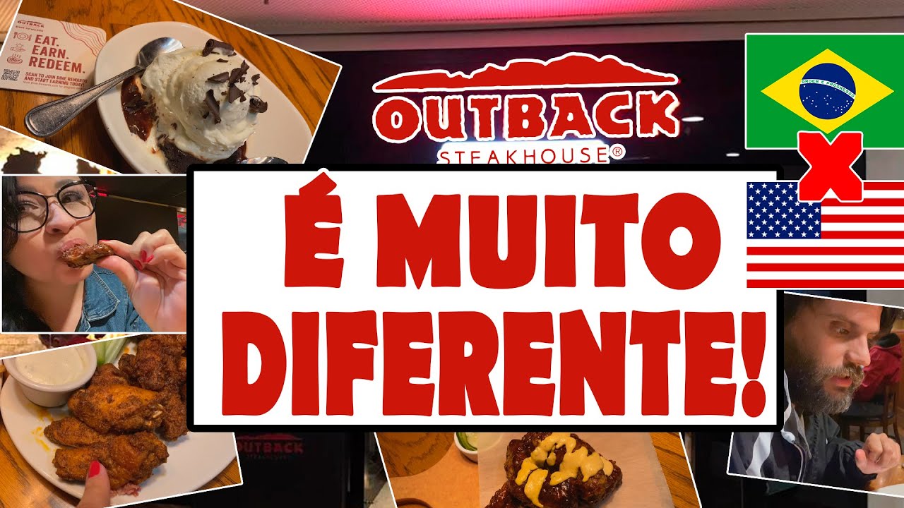 CUIDADO! OUTBACK NOS ESTADOS UNIDOS &Eacute; MUITO DIFERENTE! | BRASIL x EUA
