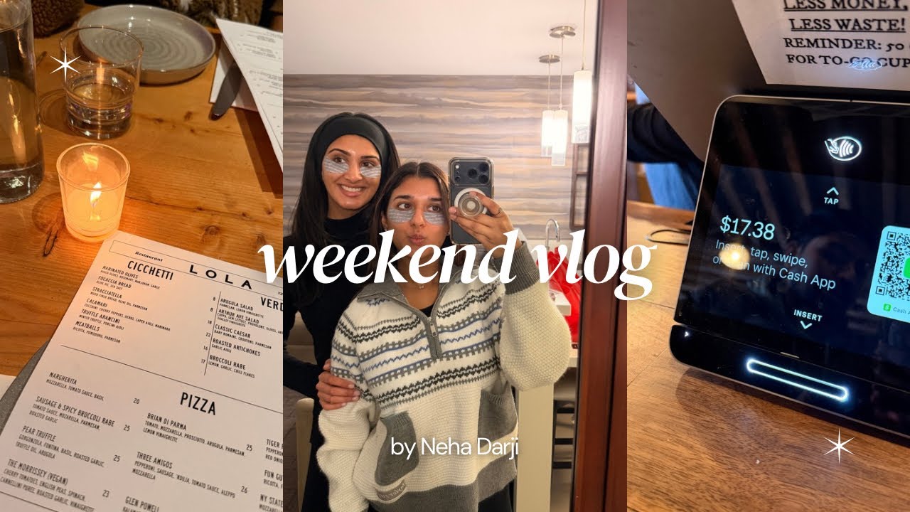 weekend vlog | a quick road trip to Kingston NY, coffee shops, girl time & a snow day ❄️