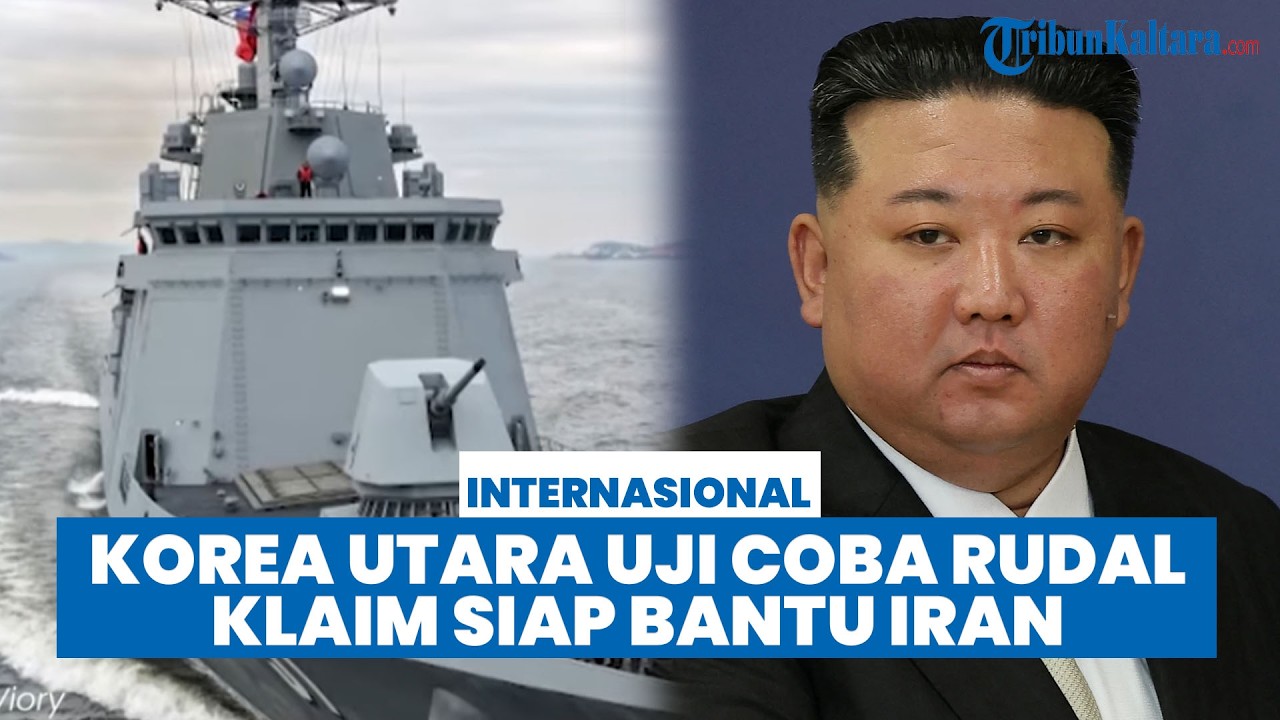 Klaim Siap Bantu Iran, Korea Utara Uji Coba Rudal Diam-diam, Dipantau Kim Jong Un