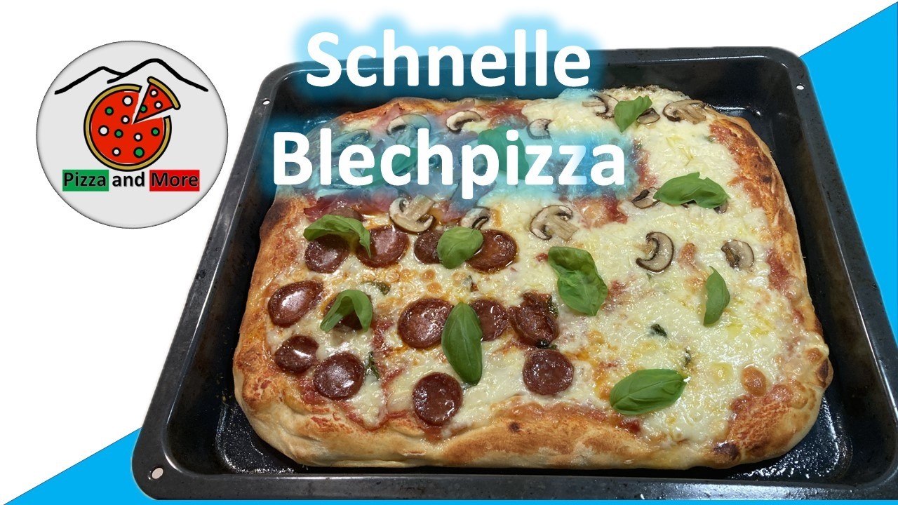 4 Stunden Blechpizza mit 550er Mehl