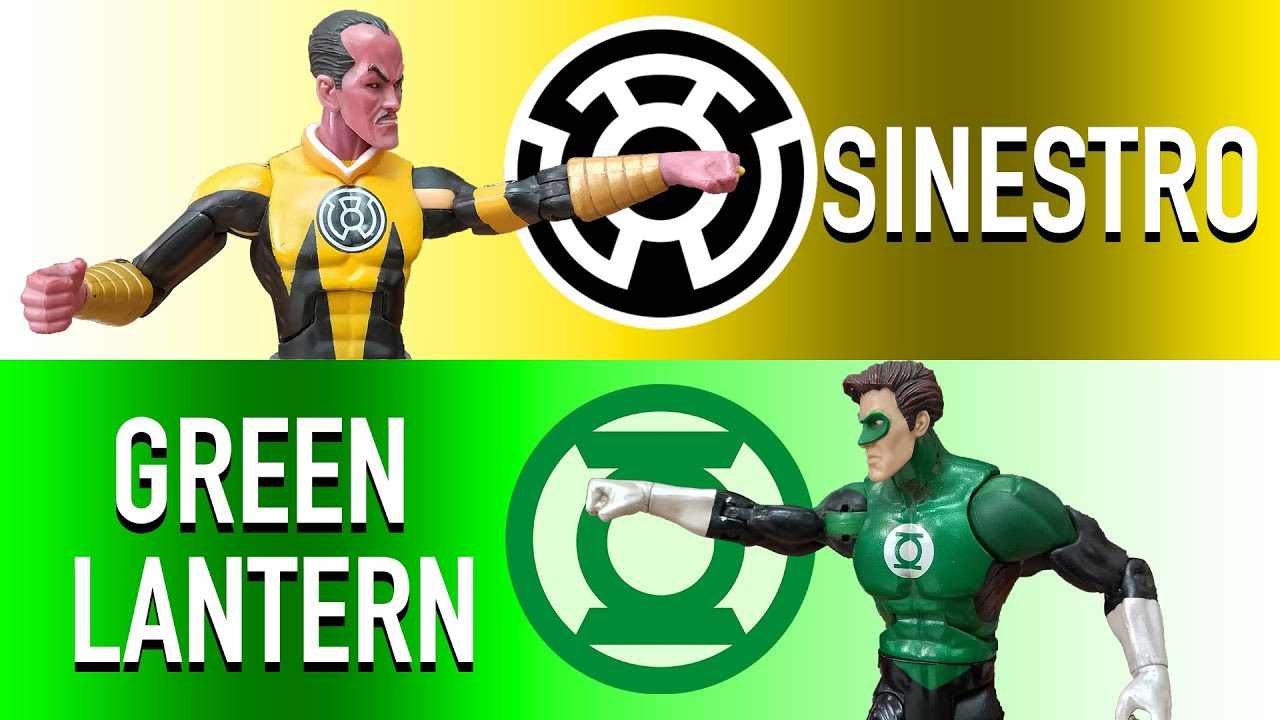Green Lantern vs Sinestro (STOP MOTION)