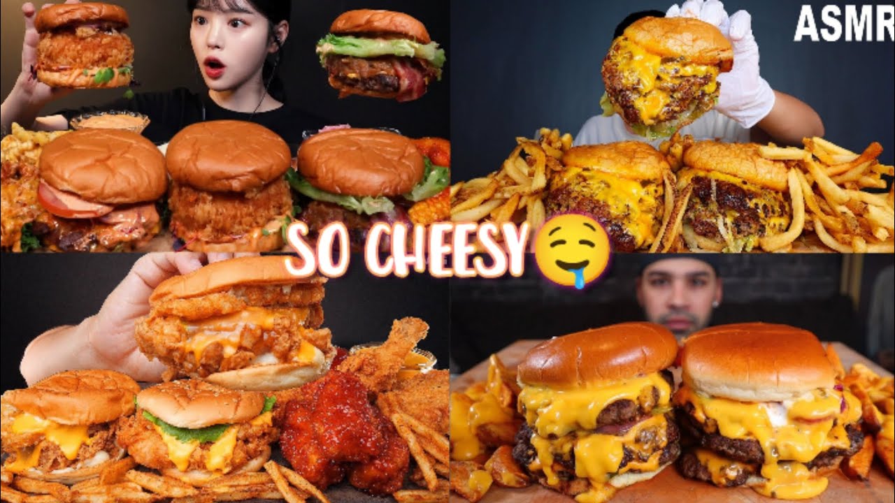 MESSY Cheese Loaded Burgers 🍔 | Satisfying Compilation