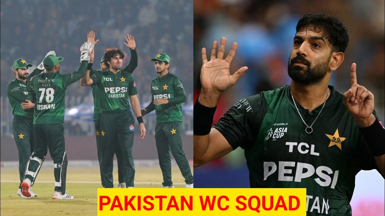 Pakistan Squad Announce For WC 2026 | Wasim Jnr & Haris Rauf Dropped 
