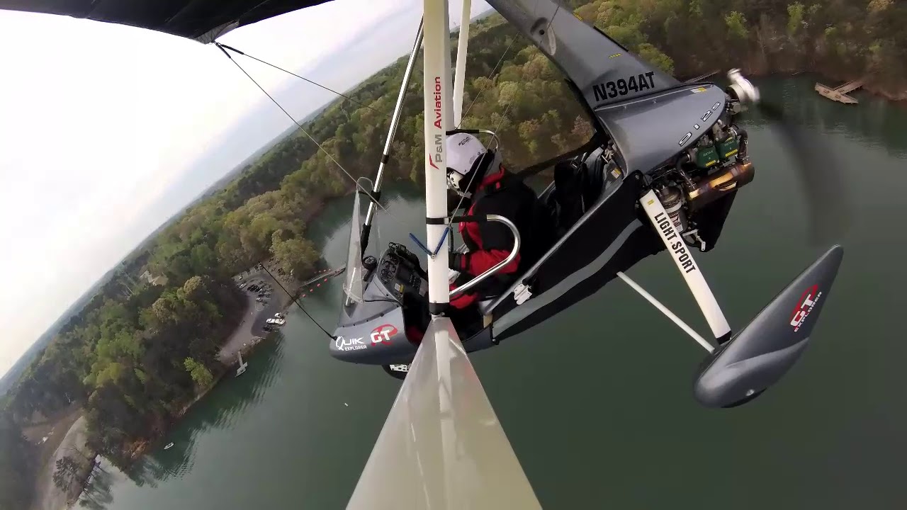 Powered Hang Glider Flight (Trike) to Lake Lanier Atlanta GA