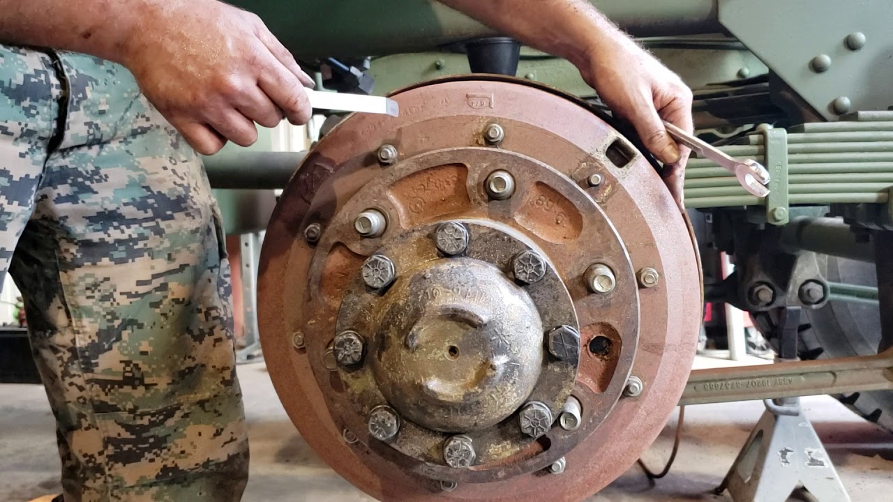 Процедура регулировки тормозов M35A2 (вторая проблема)