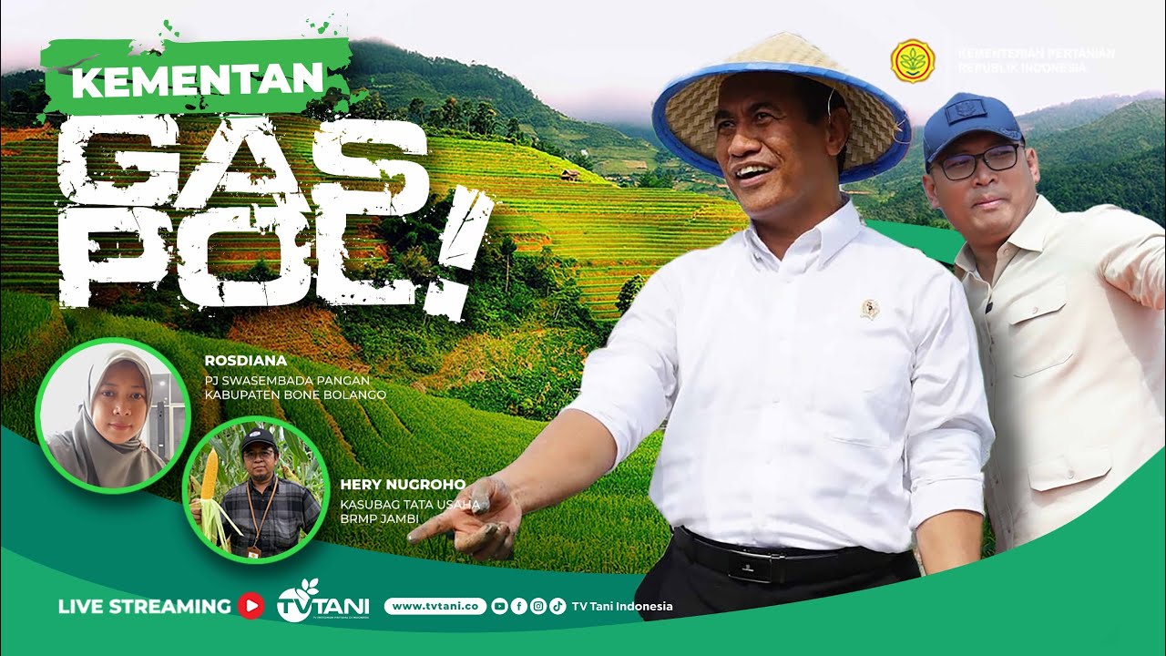 #163 Kementan GASPOL - Panen Padi di Bone Bolango dan Brigade Pangan di Pemayung, Jambi