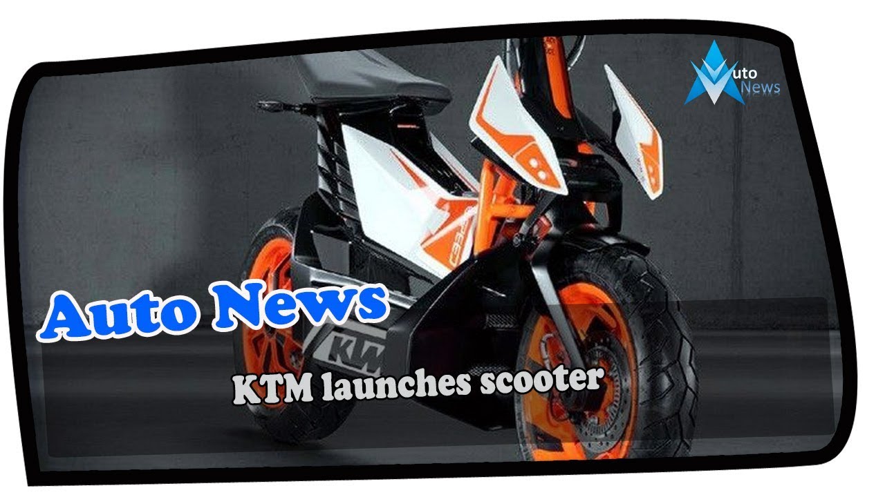LOOK THIS!!!KTM launches scooter for the first time Price & Spec