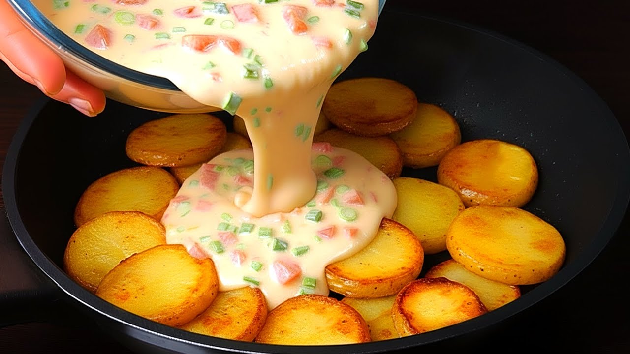 Kartoffeln & Eier aus der Pfanne – besser als Pizza?! 😱