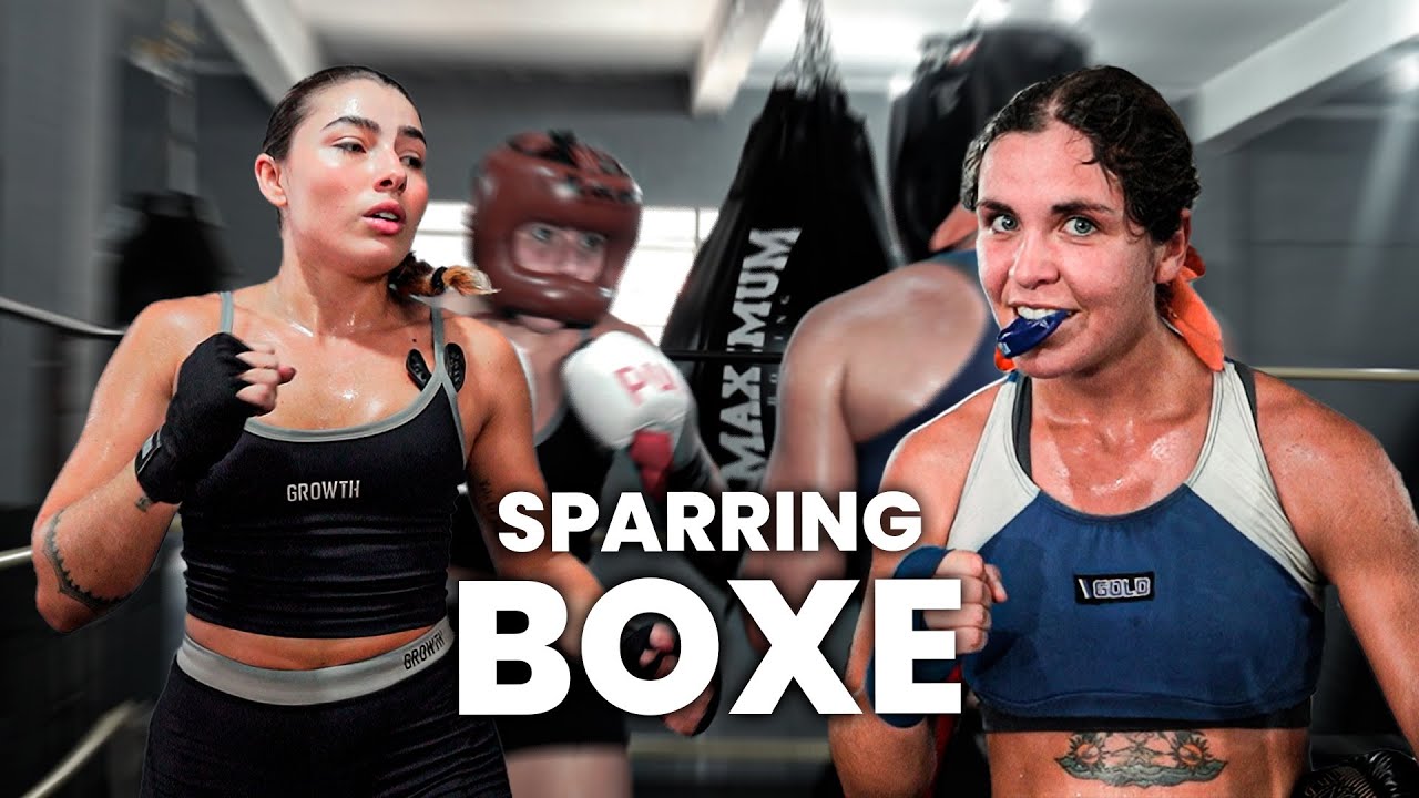 SPARRING COM UMA BOXEADORA 🥊 | boxe / professor paboom