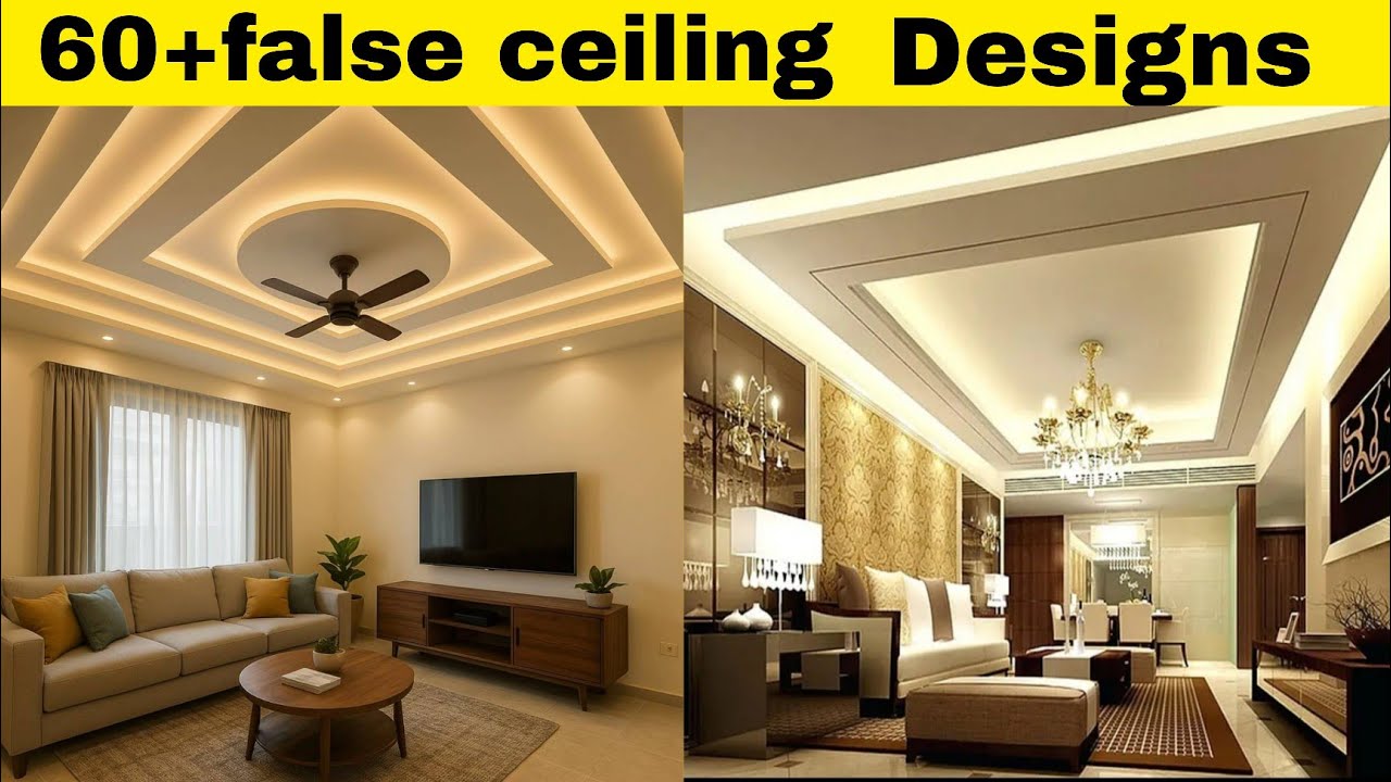 Modern False Ceiling Design Ideas | Gypsum Ceiling Fan Design Living Room | Ceiling Lights Design 