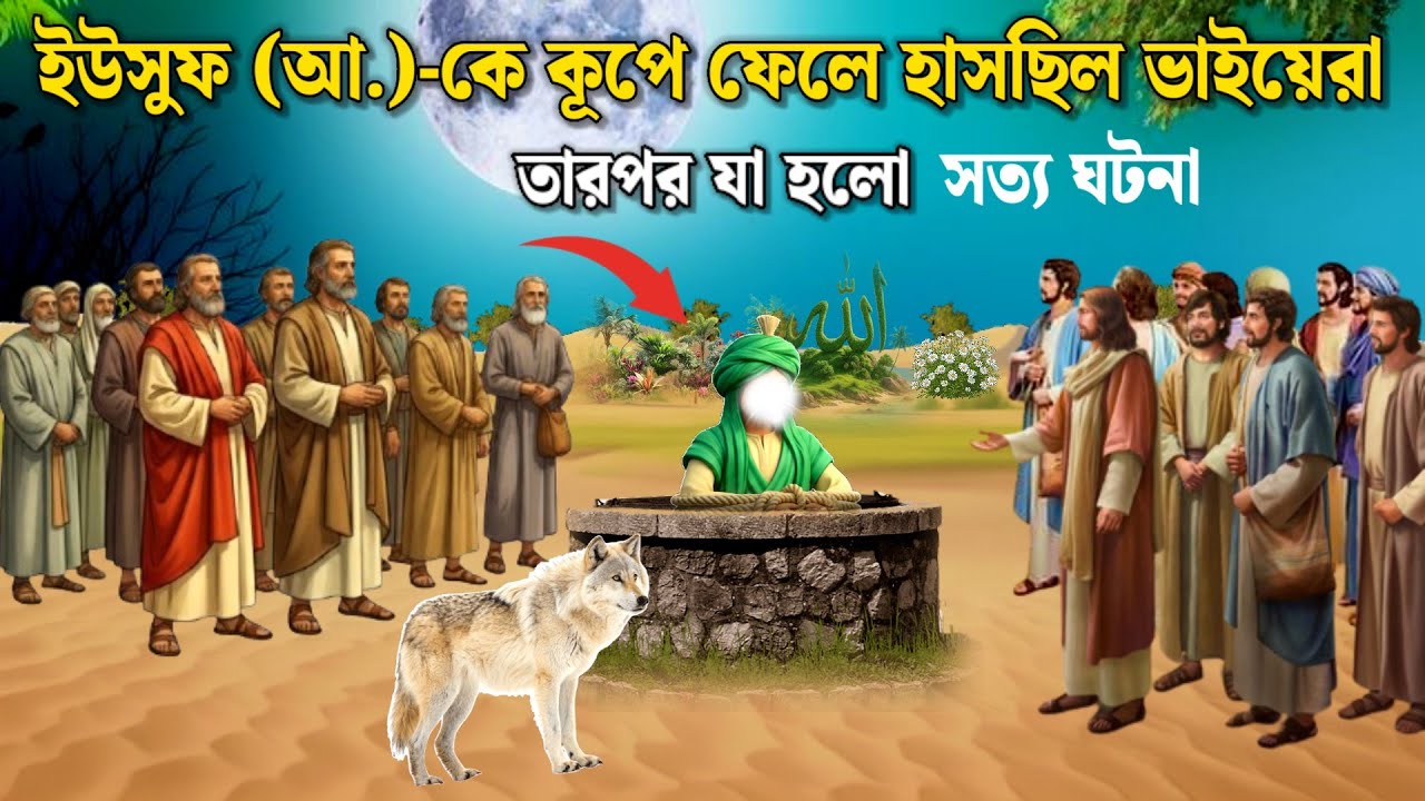ইউসুফ আঃ এর বিস্ময়কর ঘটনা || ইউসুফ নবীকে কূপে নিক্ষেপ || ইউসুফ আঃ এর জীবনি || Islamic video 