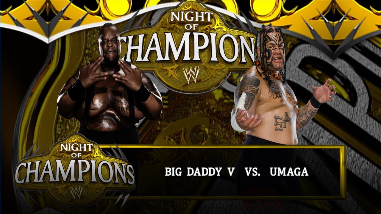 Big Daddy v VS Umaga WWE 2K23 Mods