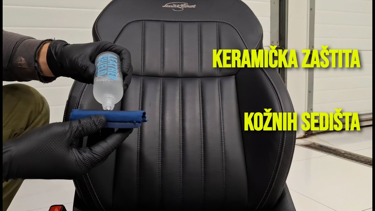 Čišćenje i Keramička Zaštita Kožnih Sedišta (Kompletan proces)