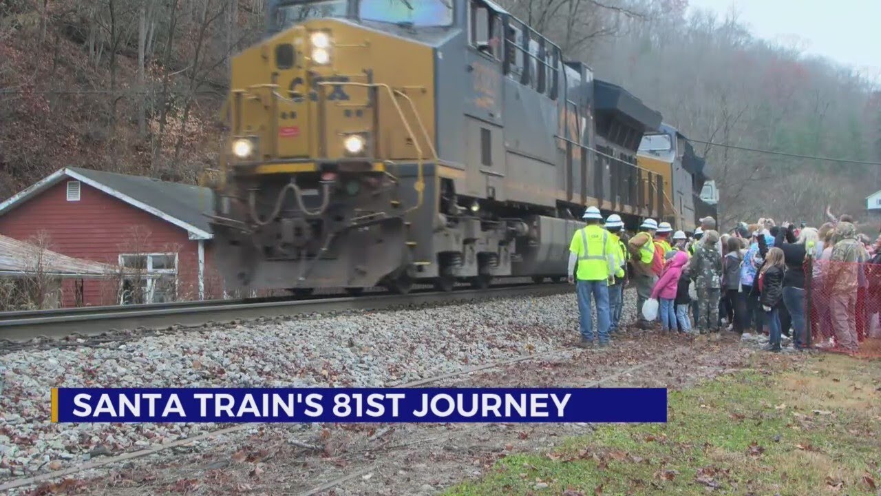 Santa Train rolls through the Appalachian Mountains for 81st year