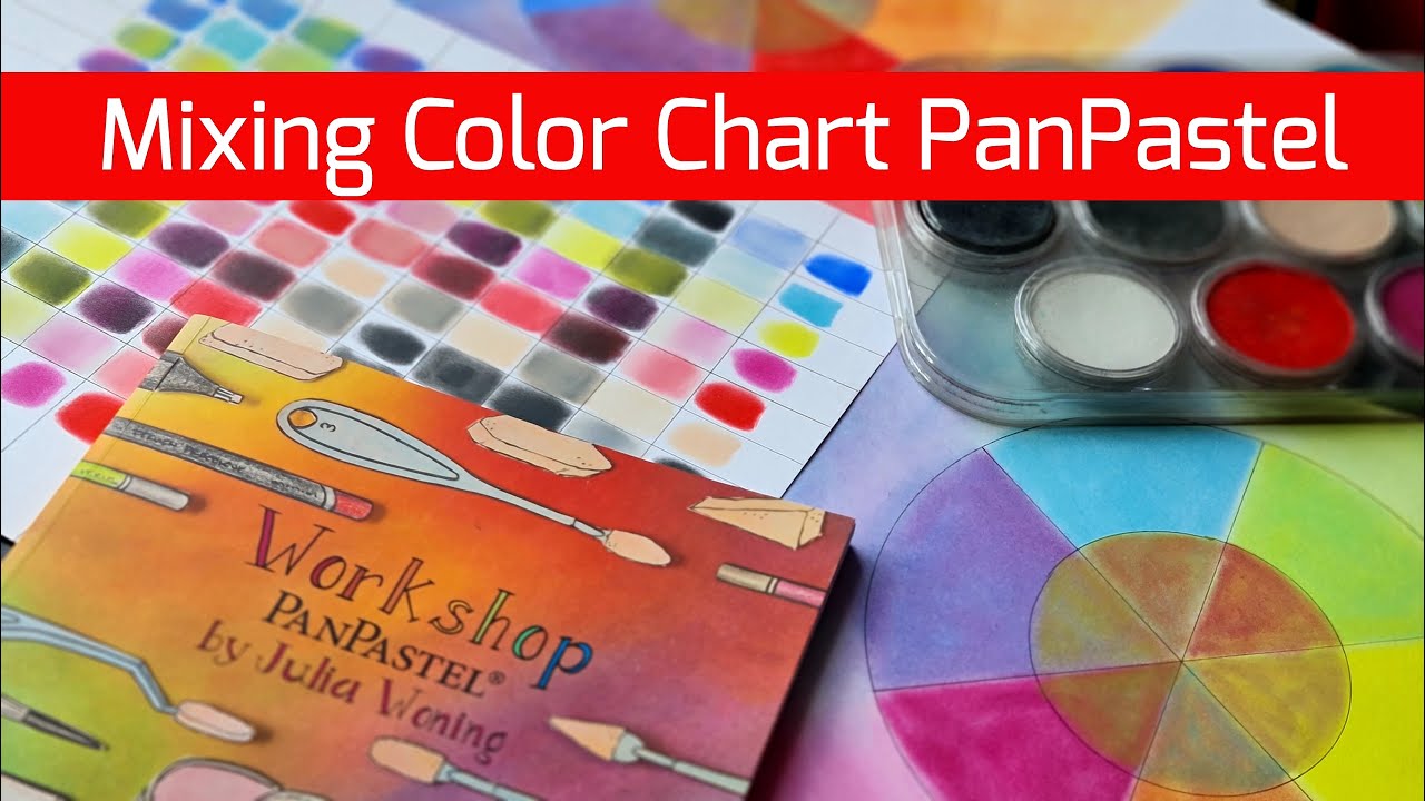 WS: Mixing PanPastel Colors in a color chart with the starterkit by Julia Woning