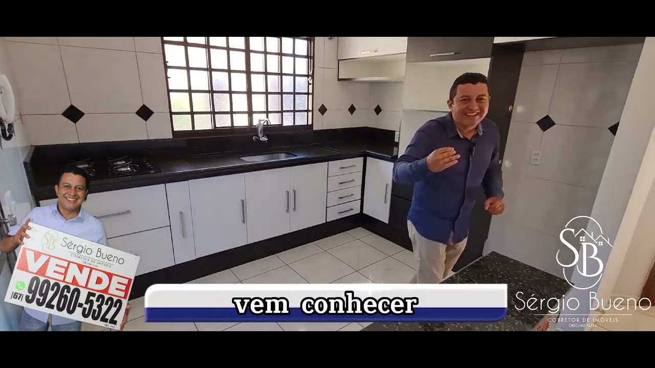 Casa à venda no bairro Jardim Alvorada na cidade de Três Lagoas-MS, essa tem aquela área gourmet