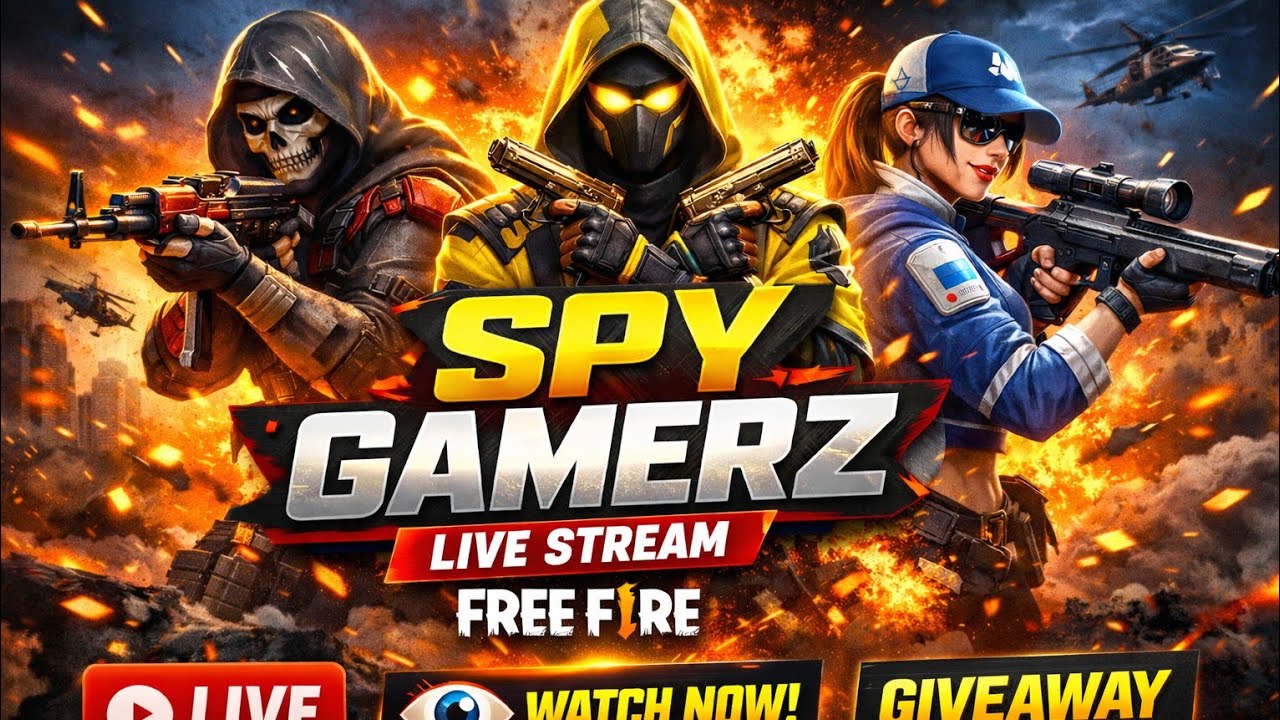 SPY GAMERZ LIVE is LIVE BR RANK NEW SEASON RANK PUSH GIVEAWAY