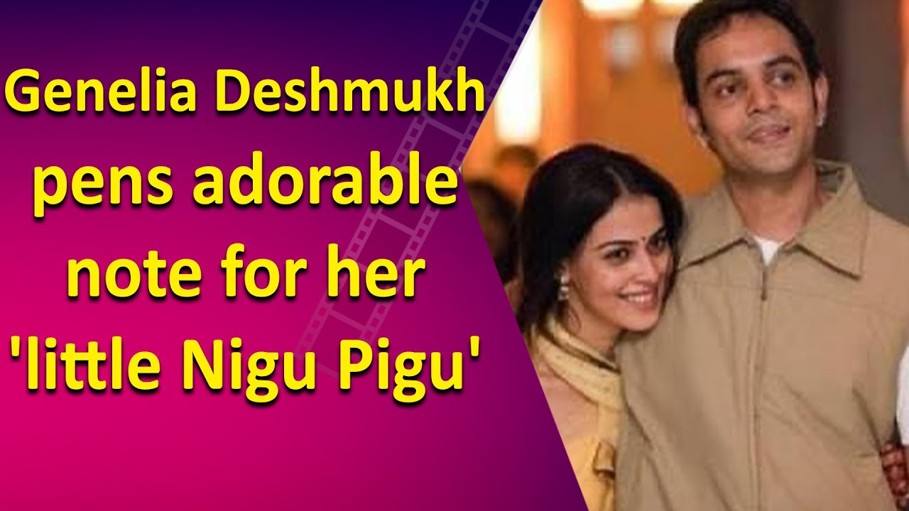 Genelia Deshmukh celebrates her brother Nigel D'Souza’s birthday with a lovely note
