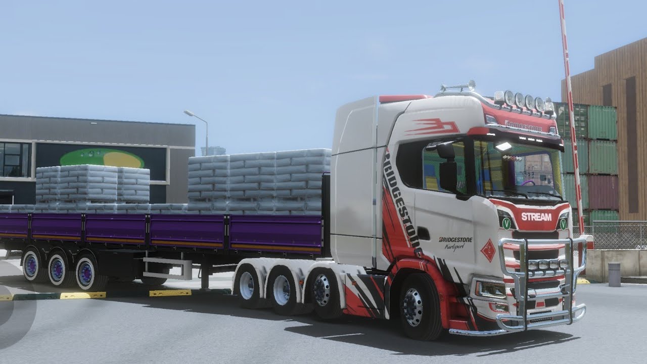 Truckers of Europe 3 delivery fertilizer bags #toe3 #ets2 #ets #toe3update #truckersofeurope3 
